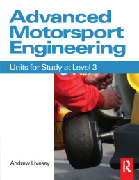 Cover image: Advanced Motorsport Engineering 1st edition 9781138134997