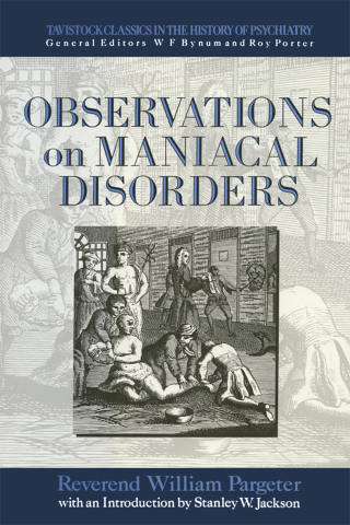 Imagen de portada: Observations on Maniacal Disorder 1st edition 9780415006385