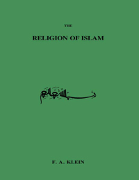Imagen de portada: Religion Of Islam 1st edition 9780700701902
