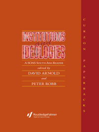 表紙画像: Institutions and Ideologies 1st edition 9780700702848