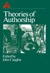 Imagen de portada: Theories of Authorship 1st edition 9780415025522