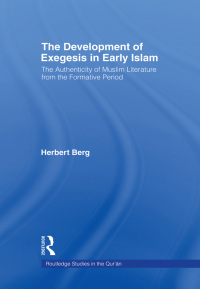 Omslagafbeelding: The Development of Exegesis in Early Islam 1st edition 9780700712243
