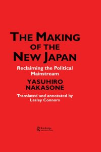 Cover image: The Making of the New Japan 1st edition 9781138863224