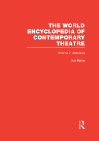 Imagen de portada: World Encyclopedia of Contemporary Theatre 1st edition 9780415059299