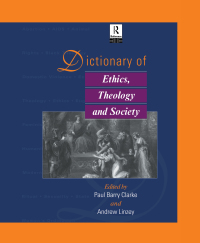 Cover image: Dictionary of Ethics, Theology and Society 1st edition 9780415062121