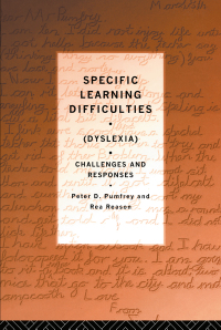 Omslagafbeelding: Specific Learning Difficulties (Dyslexia) 1st edition 9780415869522