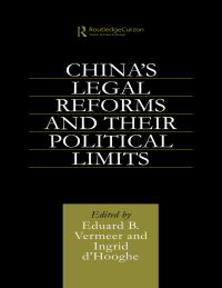 Titelbild: China's Legal Reforms and Their Political Limits 1st edition 9781138879188