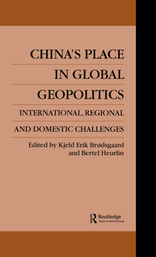 Cover image: China's Place in Global Geopolitics 1st edition 9780700715329