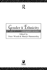 Imagen de portada: Gender and Ethnicity in Schools 1st edition 9781138153783