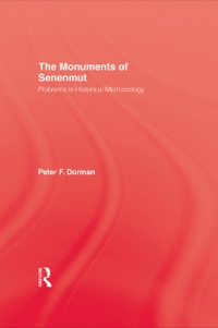 Cover image: The Monuments of Senenmut 1st edition 9781138976405
