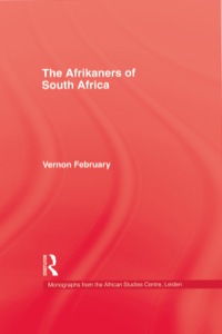 Imagen de portada: Afrikaners Of South Africa 1st edition 9781138966291