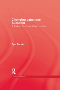 Cover image: Changing Japanese Suburbia 1st edition 9780710303813