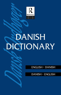 Cover image: Danish Dictionary 1st edition 9781138126558
