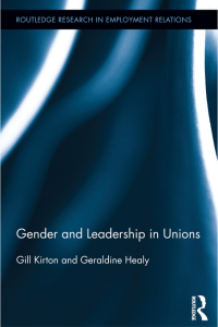 Titelbild: Gender and Leadership in Unions 1st edition 9781138118577