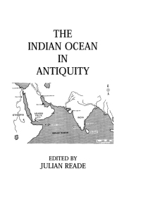 Imagen de portada: Indian Ocean In Antiquity 1st edition 9781138972568
