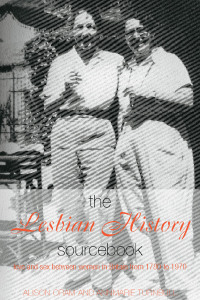 Cover image: The Lesbian History Sourcebook 1st edition 9780415114844