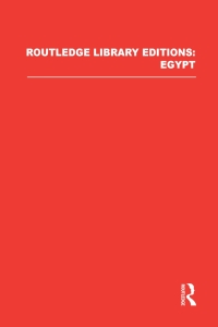 Imagen de portada: Routledge Library Editions: Egypt 1st edition 9780415637473