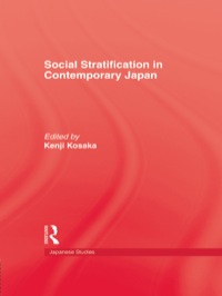 Imagen de portada: Social Stratification in Contemporary Japan 1st edition 9780710304674