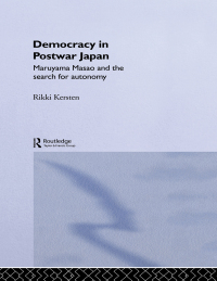 Cover image: Democracy in Post-War Japan 1st edition 9780415869577