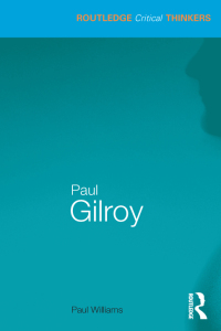 Cover image: Paul Gilroy 1st edition 9780415583961