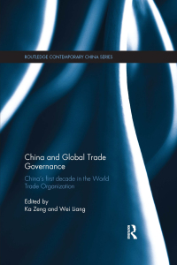 Cover image: China and Global Trade Governance 1st edition 9780815371205