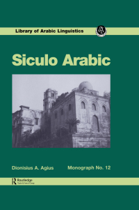 Cover image: Siculo Arabic 1st edition 9781138981881
