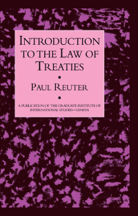 Imagen de portada: Introduction To The Law Of Treaties 1st edition 9781138973282