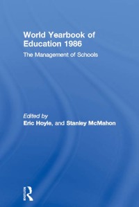 Cover image: World Yearbook of Education 1986 1st edition 9780415393010