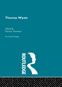 Cover image: Thomas Wyatt 1st edition 9780415867825