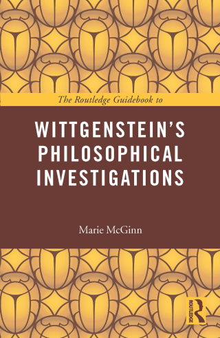 Cover image: The Routledge Guidebook to Wittgenstein's Philosophical Investigations 1st edition 9780415452564