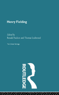 Imagen de portada: Henry Fielding 1st edition 9780415134248