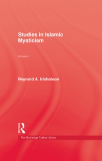 Cover image: Studies in Islamic Mysticism 1st edition 9780710305787