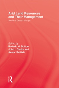 Imagen de portada: Arid Land Resources and Their Management 1st edition 9781138963795