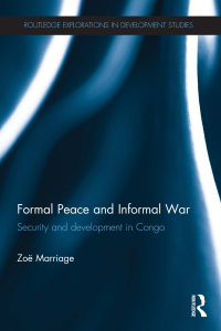 表紙画像: Formal Peace and Informal War 1st edition 9781138672307