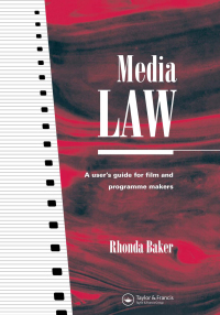 表紙画像: Media Law 1st edition 9780415136709