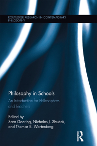Cover image: Philosophy in Schools 1st edition 9781138942950