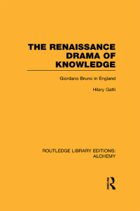 Titelbild: The Renaissance Drama of Knowledge 1st edition 9780415637756