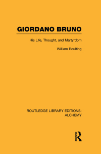 Cover image: Giordano Bruno 1st edition 9781138008144