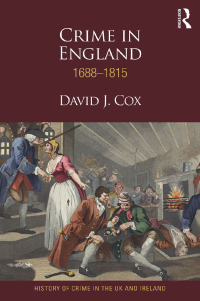 Omslagafbeelding: Crime in England 1688-1815 1st edition 9780415501835