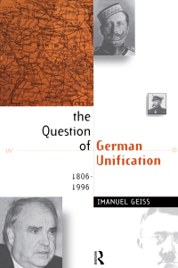 صورة الغلاف: The Question of German Unification 1st edition 9780415150491