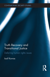 Imagen de portada: Truth Recovery and Transitional Justice 1st edition 9781138650206