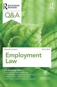 Imagen de portada: Q&A Employment Law 2013-2014 8th edition 9780415695077