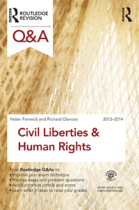 Cover image: Q&A Civil Liberties & Human Rights 2013-2014 6th edition 9781138433861