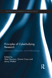 Immagine di copertina: Principles of Cyberbullying Research 1st edition 9781138642324