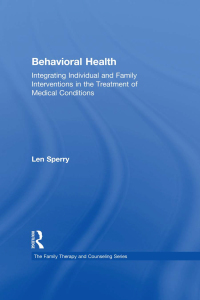 Immagine di copertina: Behavioral Health 1st edition 9780415637350