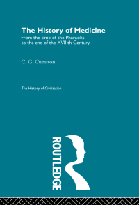 صورة الغلاف: The History of Medicine 1st edition 9780415155694