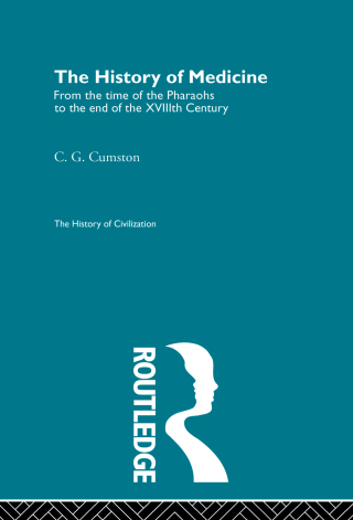 Cover image: The History of Medicine 1st edition 9780415155694
