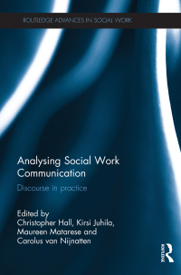 Cover image: Analysing Social Work Communication 1st edition 9780415712163