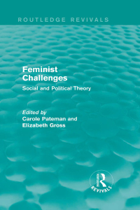 صورة الغلاف: Feminist Challenges 1st edition 9780415636759