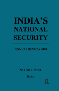 Imagen de portada: India's National Security 1st edition 9780415612555